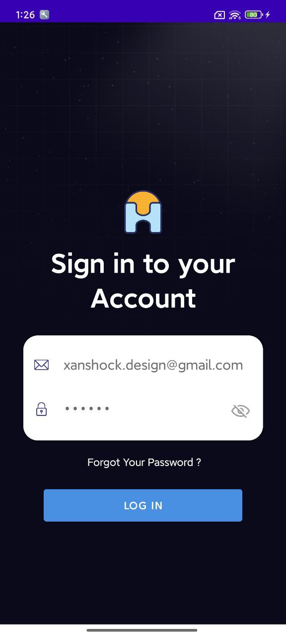 Login Screen