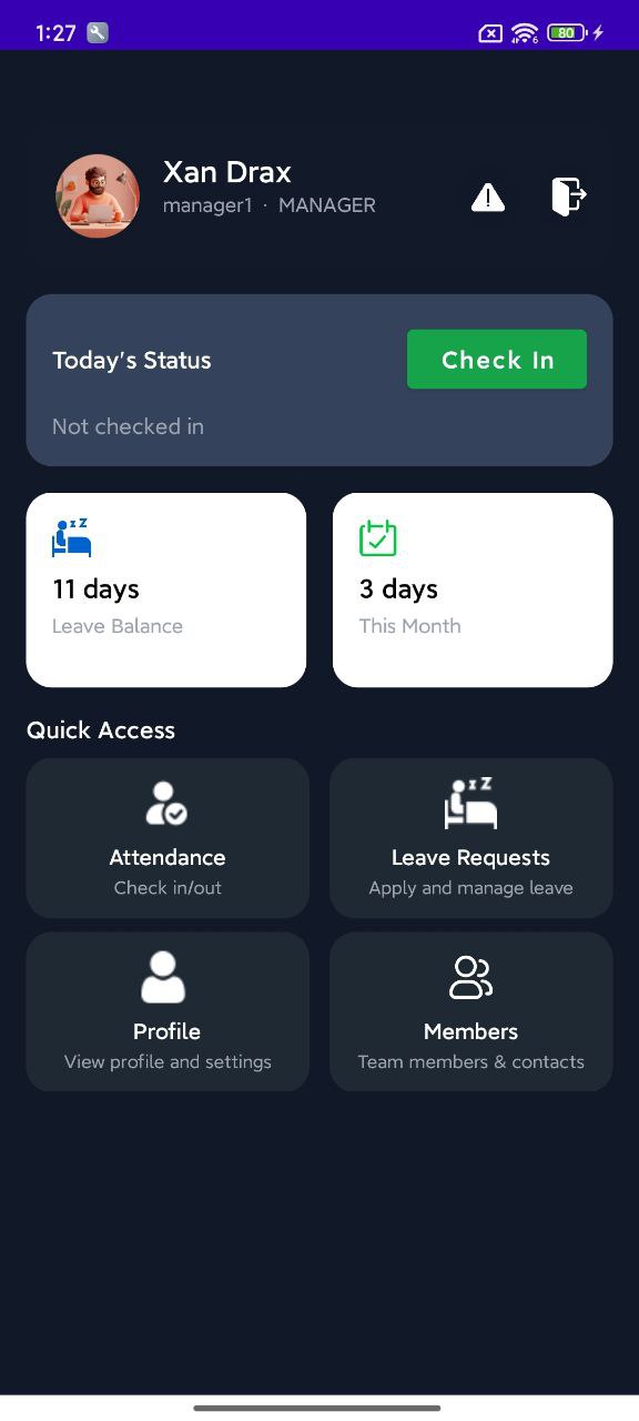 Dashboard Screen