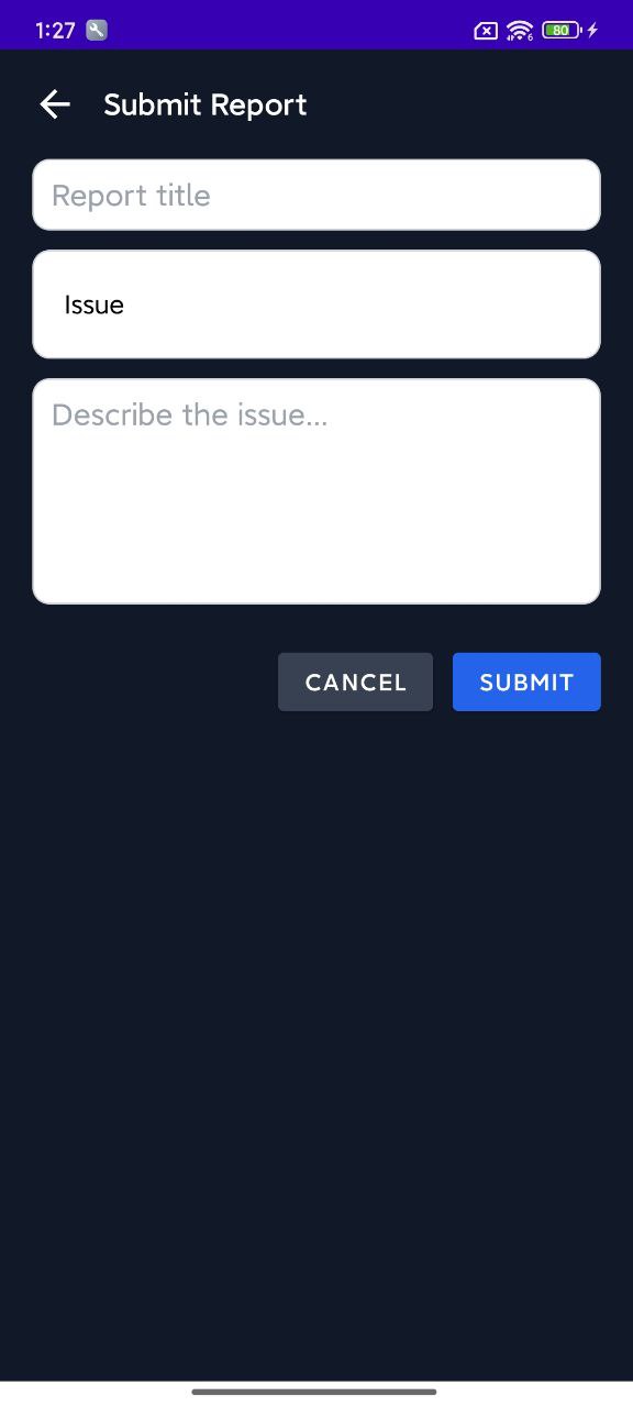 Report Screen
